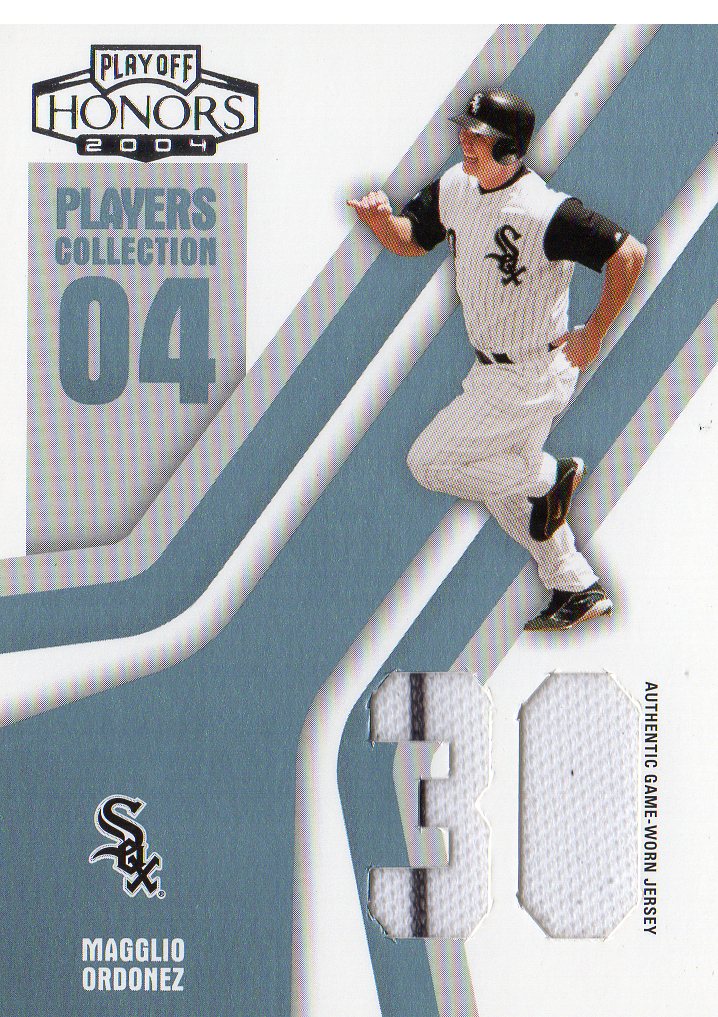 2004 Playoff Honors Players Collection Jersey Platinum Number #53 Magglio Ordonez Home