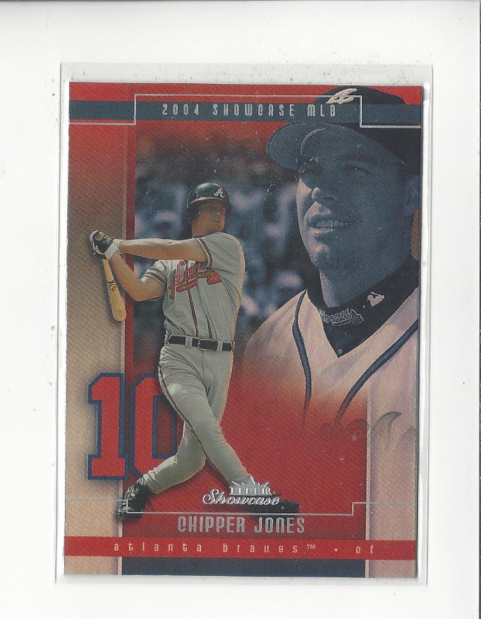 2004 Fleer Showcase #22 Chipper Jones