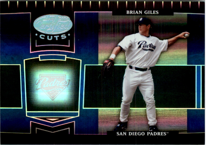 2004 Leaf Certified Cuts Marble Blue #163 Brian Giles