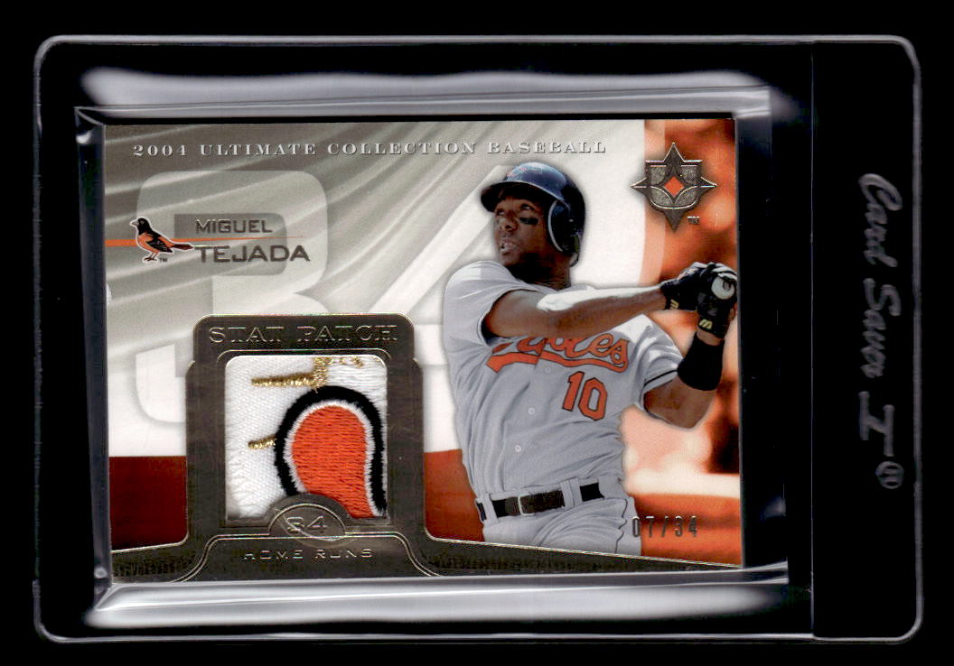 2004 Ultimate Collection Stat Patch #MT Miguel Tejada/34
