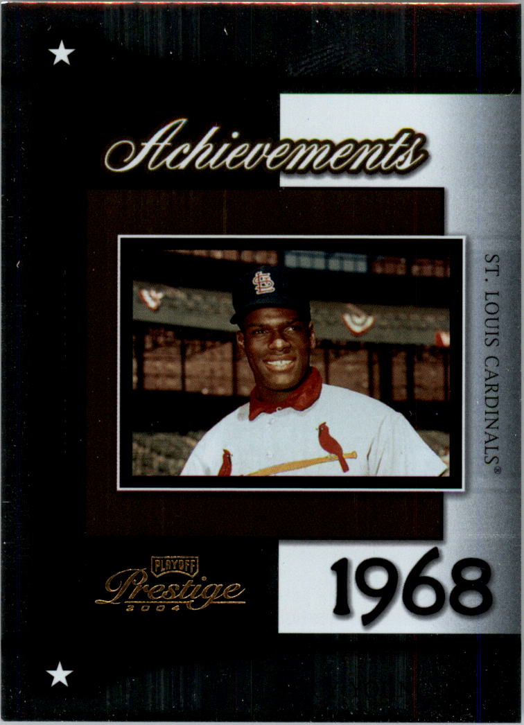 2004 Playoff Prestige Achievements #15 Bob Gibson 68 CY/MVP