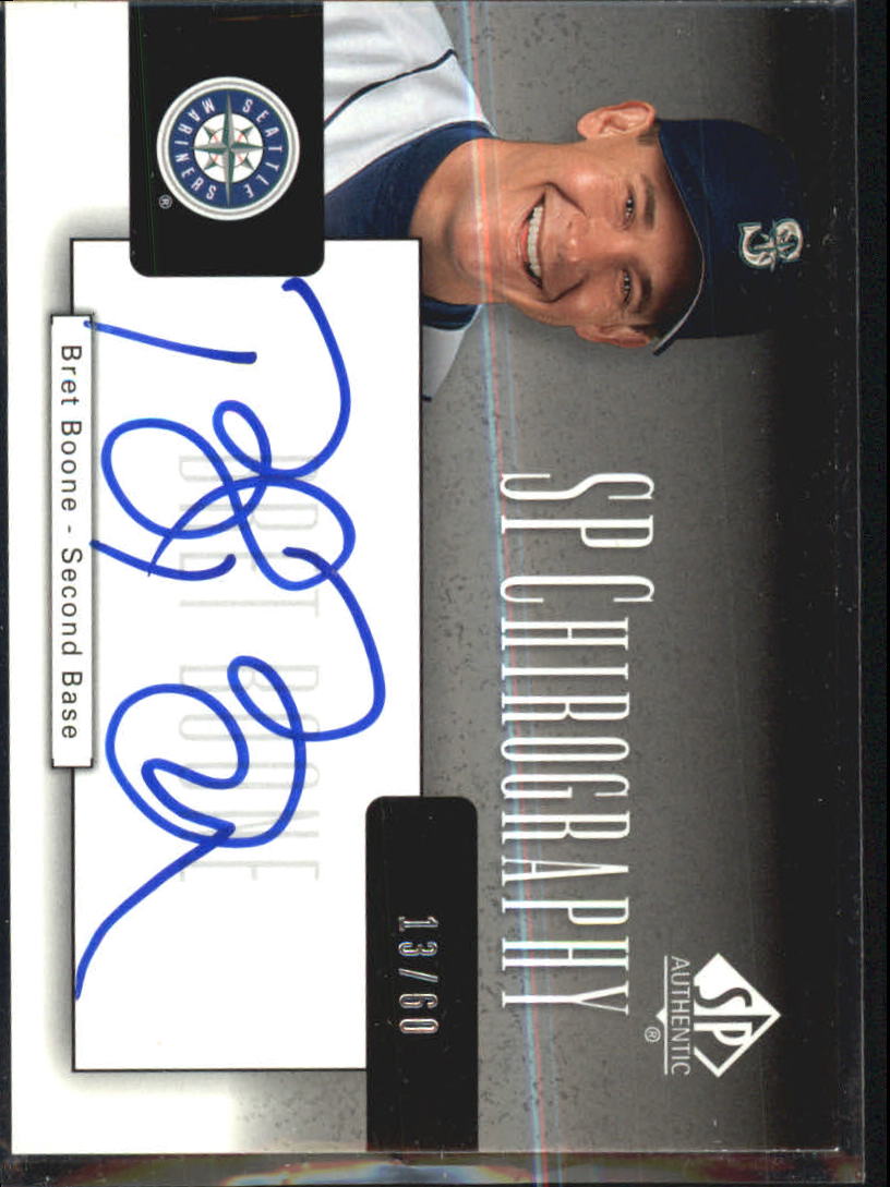 2004 SP Authentic Chirography Silver #BB Bret Boone