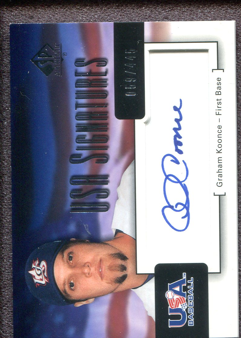 2004 SP Authentic USA Signatures 445 #11 Graham Koonce