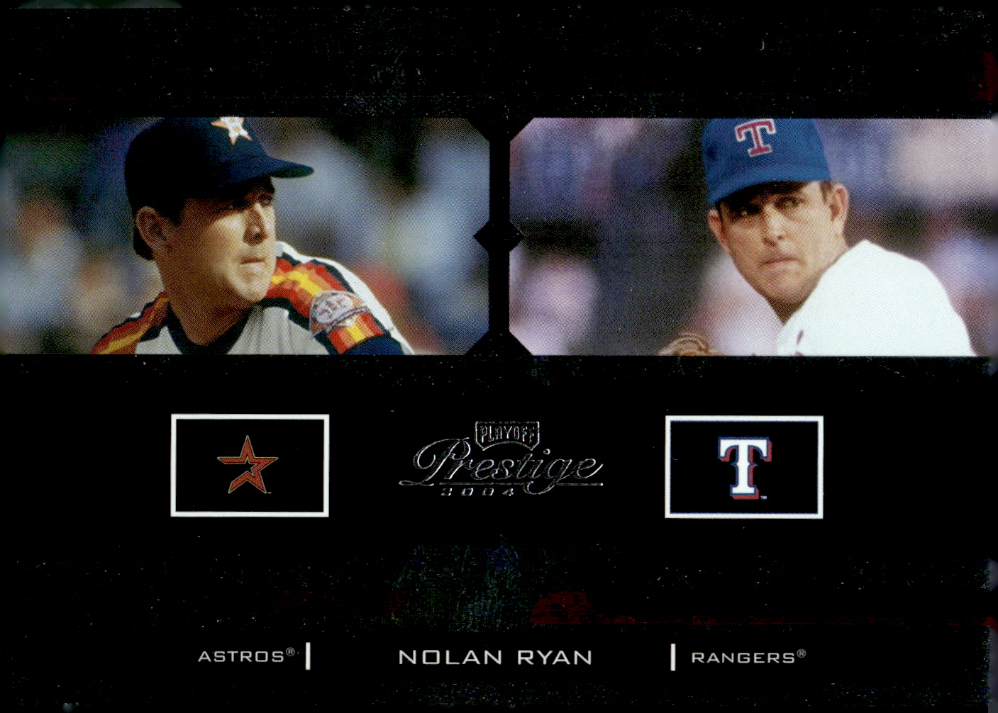 2004 Playoff Prestige Changing Stripes Foil #19 Nolan Ryan Astros-Rangers