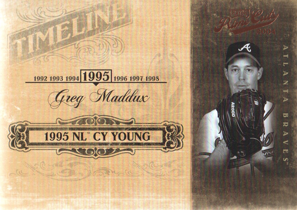 2004 Prime Cuts II Timeline #TL37 Greg Maddux