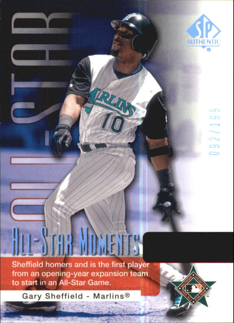 2004 SP Authentic 199/99 #164  Gary Sheffield ASM