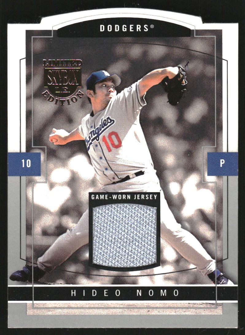 2004 Leaf Certified Materials #73 Dodgers Hideo Nomo Baseball Card