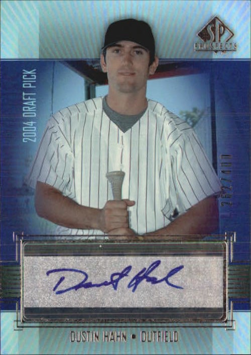 2004 SP Prospects Autograph Bonus #HA Dustin Hahn/400