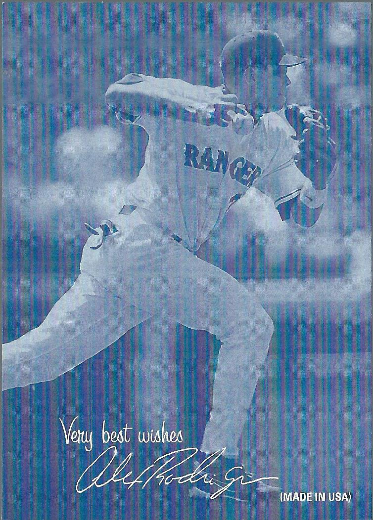 2004 Leaf Exhibits 1939-46 Very Best Wishes Left Second Edition #3 Alex Rodriguez