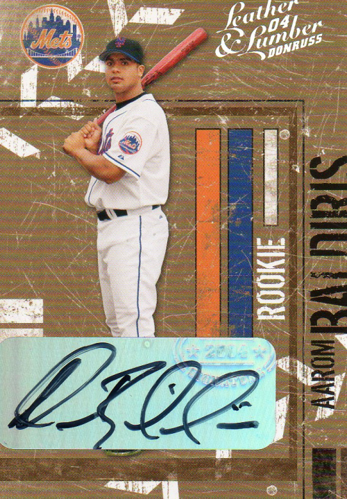 2004 Leather and Lumber Signatures Silver #167 Aarom Baldiris ROO/100