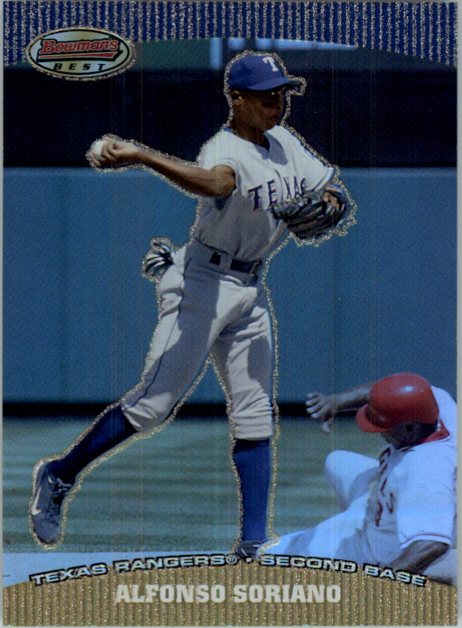 2004 Bowman's Best #AS Alfonso Soriano