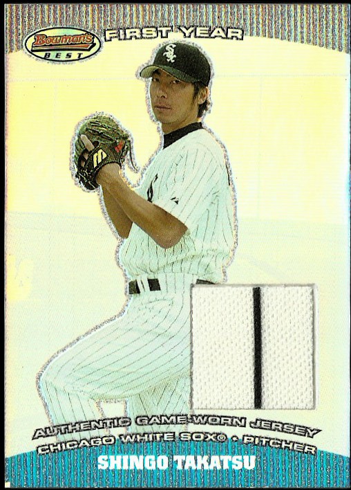 2004 Bowman's Best #ST Shingo Takatsu FY Jsy RC