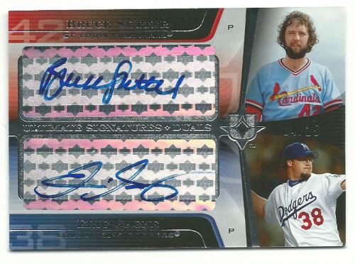 2004 Ultimate Collection Signatures Dual #SG Bruce Sutter/Eric Gagne