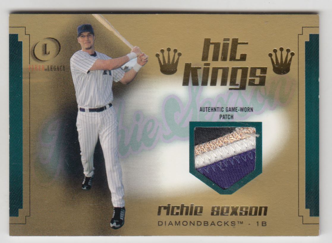 2004 Fleer Legacy Hit Kings Patch Gold #RS Richie Sexson
