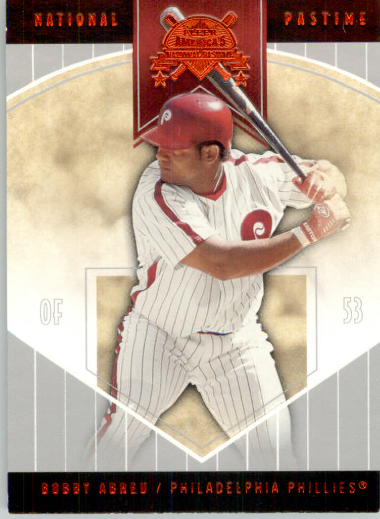 2004 National Pastime (Fleer) Baseball "Red/White Foil" Parallel Cards - Bild 4 von 29