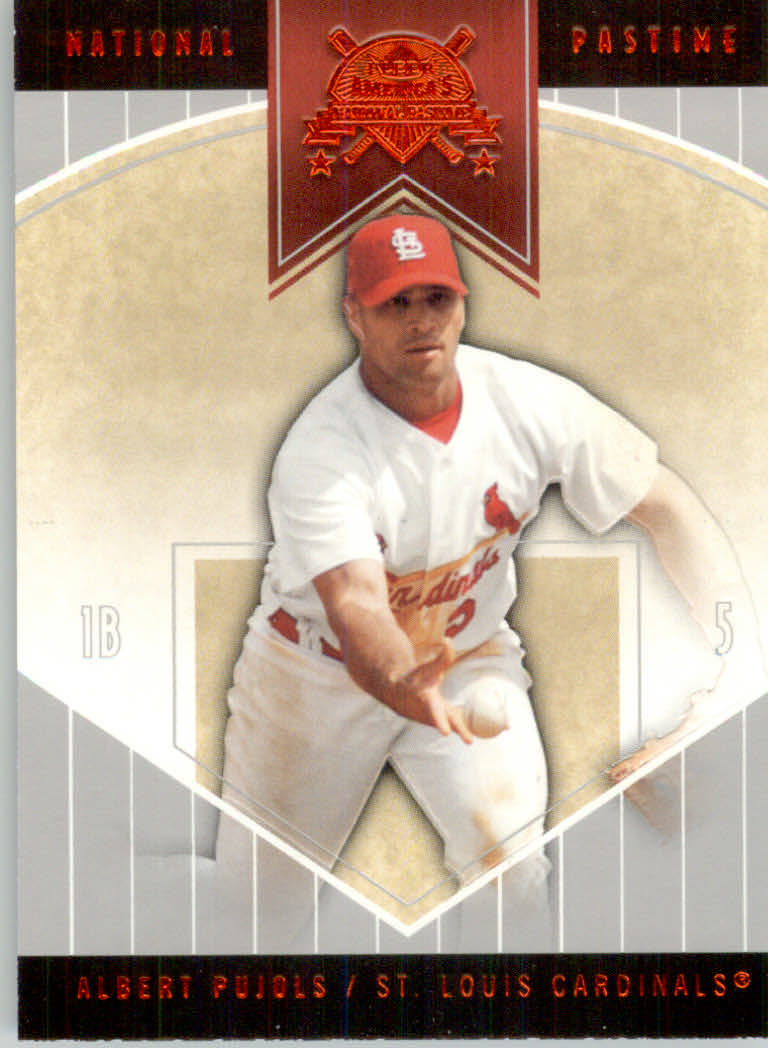 2004 National Pastime (Fleer) Baseball "Red/White Foil" Parallel Cards - Bild 10 von 29
