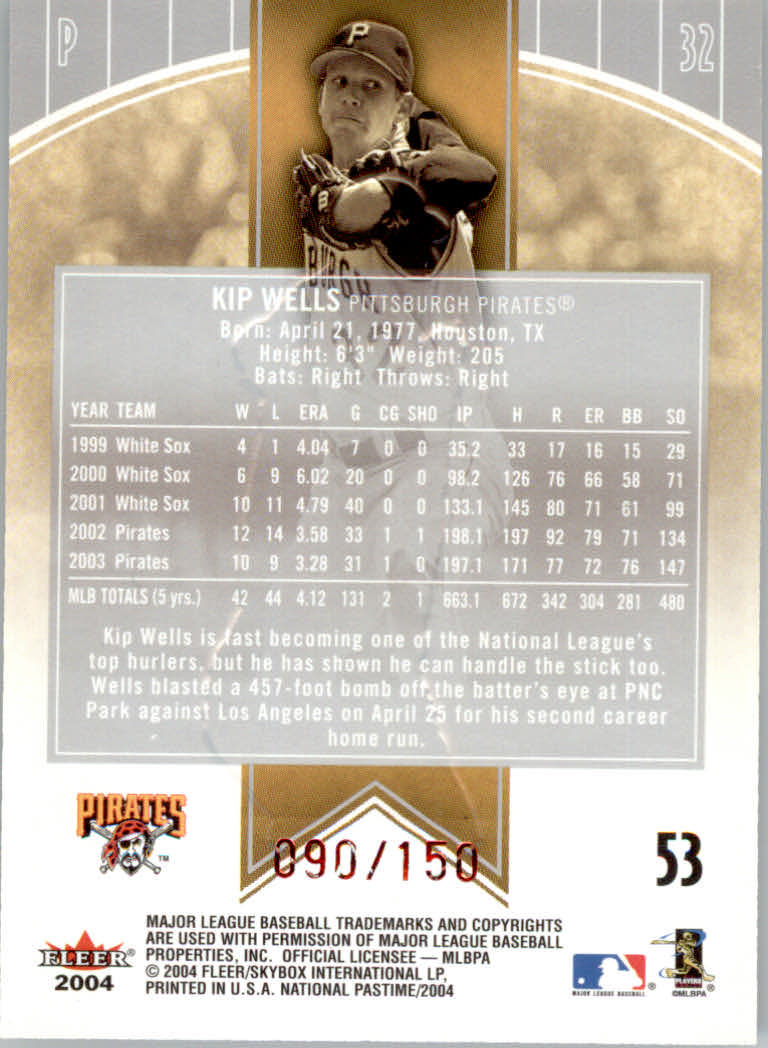 2004 National Pastime (Fleer) Baseball "Red/White Foil" Parallel Cards - Bild 13 von 29