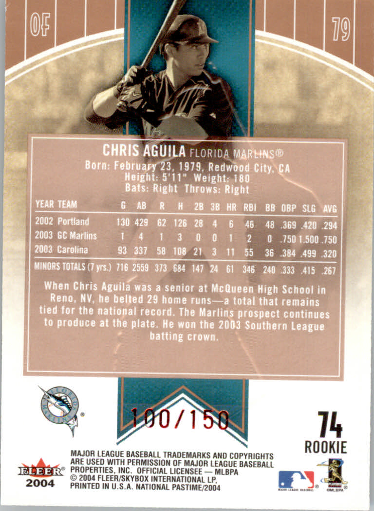 2004 National Pastime (Fleer) Baseball "Red/White Foil" Parallel Cards - Bild 17 von 29