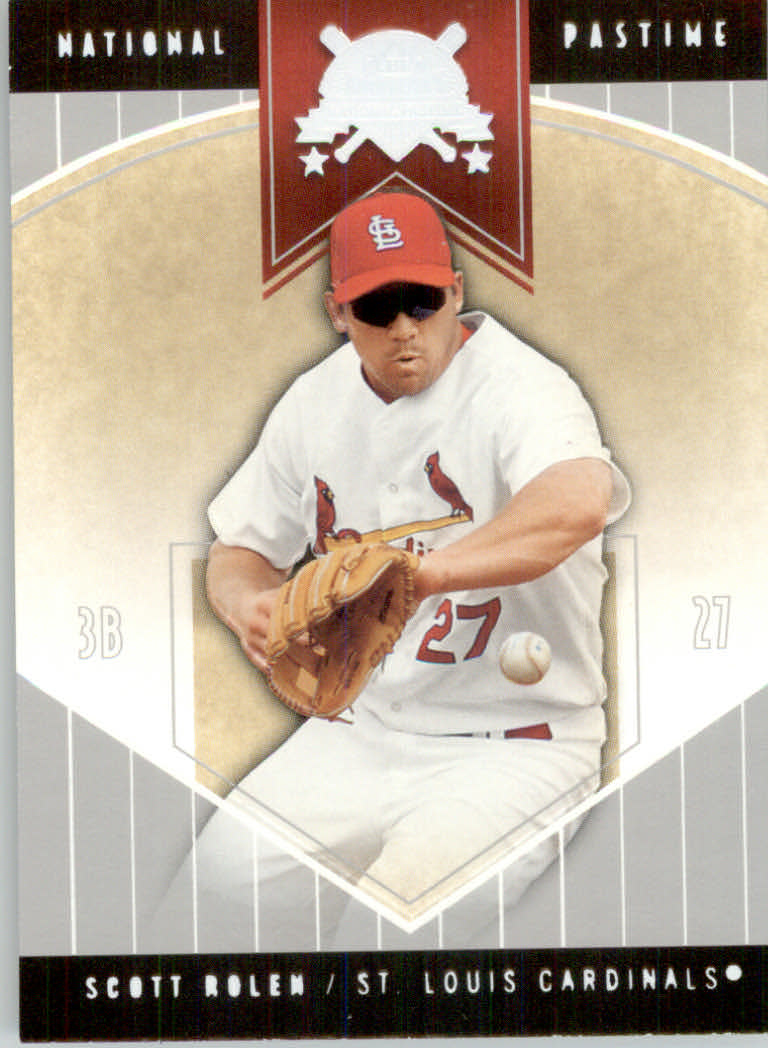 2004 National Pastime (Fleer) Baseball "Red/White Foil" Parallel Cards - Bild 24 von 29