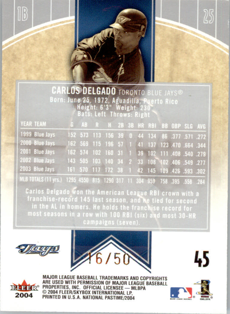 2004 National Pastime (Fleer) Baseball "Red/White Foil" Parallel Cards - Bild 27 von 29