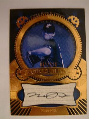 2004 Upper Deck Etchings Etched in Time Autograph Black #MN Mike Neu/325