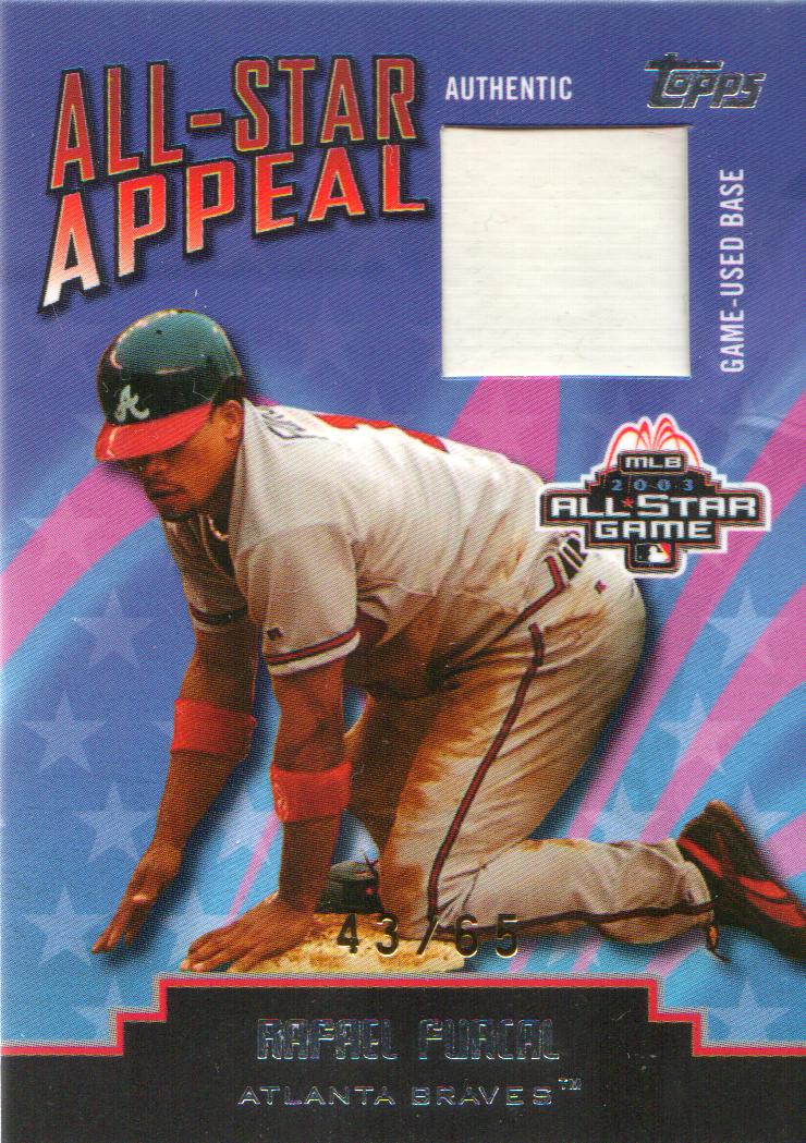 2004 Topps Clubhouse All-Star Appeal Relics Base #RF Rafael Furcal