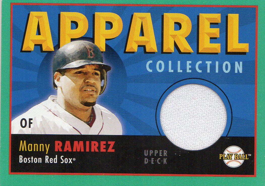 2004 Upper Deck Play Ball Apparel Collection #MR Manny Ramirez