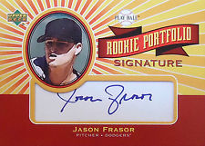 2004 Upper Deck Play Ball Rookie Portfolio Signature #JF Jason Frasor