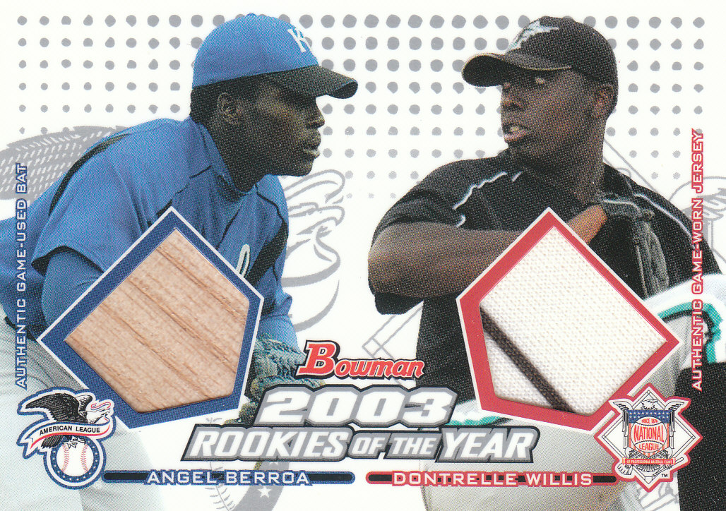 2004 Bowman Baseball "Autogramm und Relikt" Einsatzkarten - Bild 2 von 17