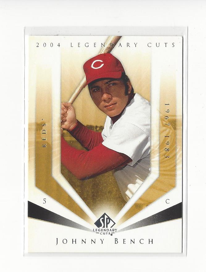 Johnny Bench cards (1988-2023) Reds - You Choose