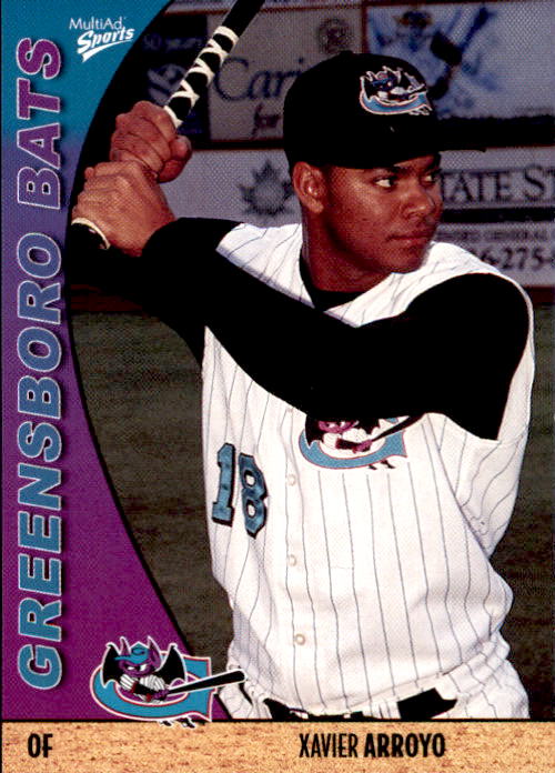 2004 Greensboro Bats MultiAd 4 Xavier Arroyo San Juan Puerto Rico