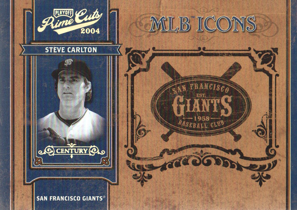 2004 Prime Cuts II MLB Icons Century Gold #MLB92 Steve Carlton Giants