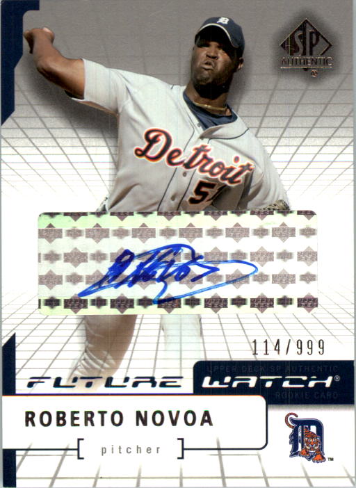 2004 SP Authentic Future Watch Autograph #103 Roberto Novoa FW
