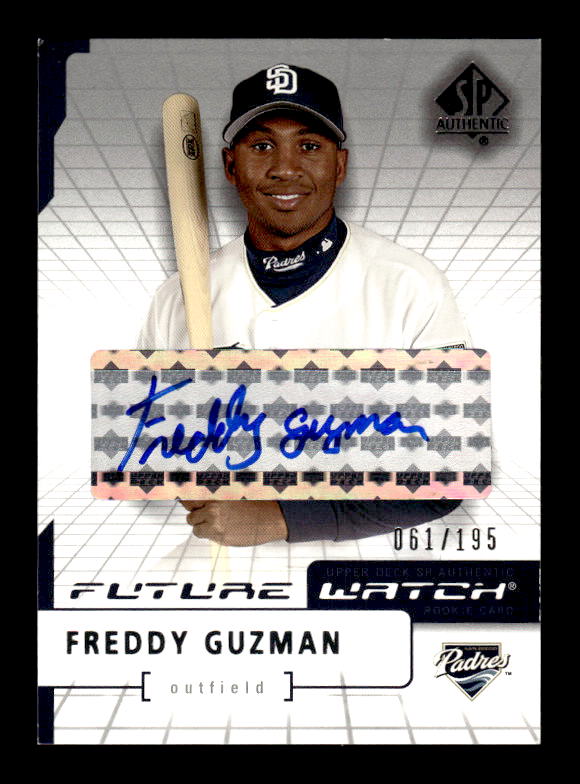 2004 SP Authentic Future Watch Autograph 195 #183 Freddy Guzman FW