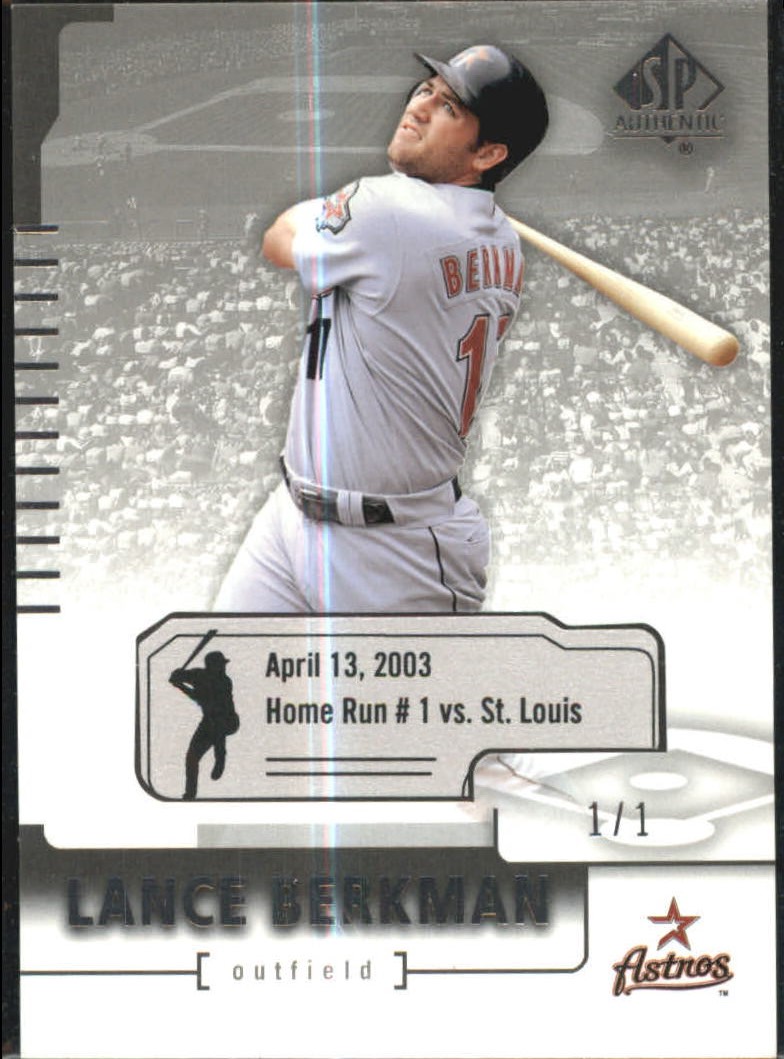 2004 SP Authentic Game-Dated #57 Lance Berkman