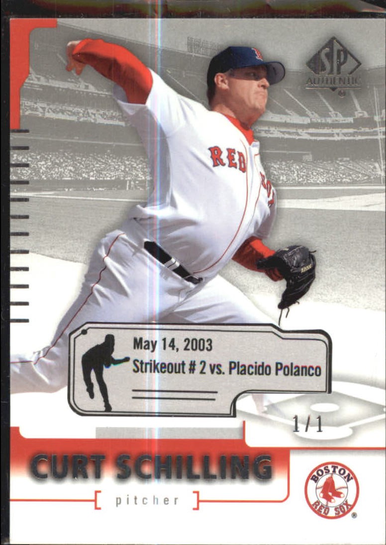 2004 SP Authentic Game-Dated #82 Curt Schilling