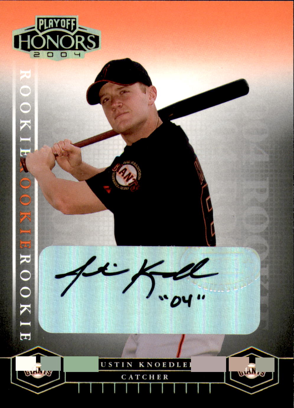 2004 Playoff Honors Signature Gold #221 Justin Knoedler/25