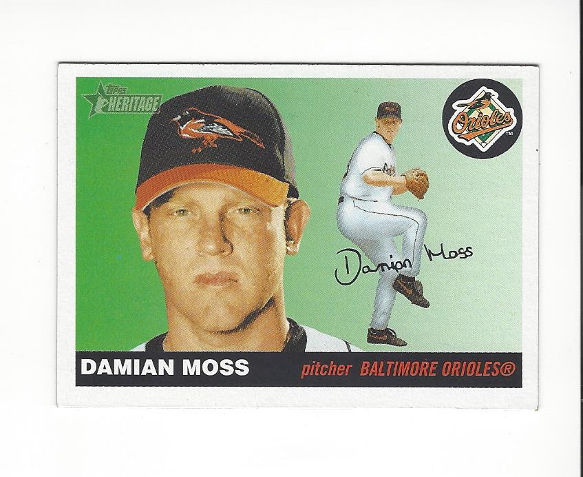 2004 Topps Heritage #405 Damian Moss SP