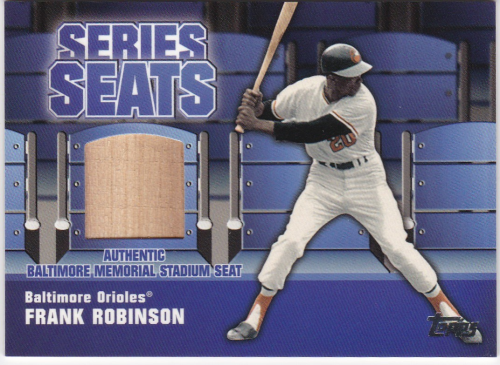 2004 Topps Series Seats Relics #FR Frank Robinson