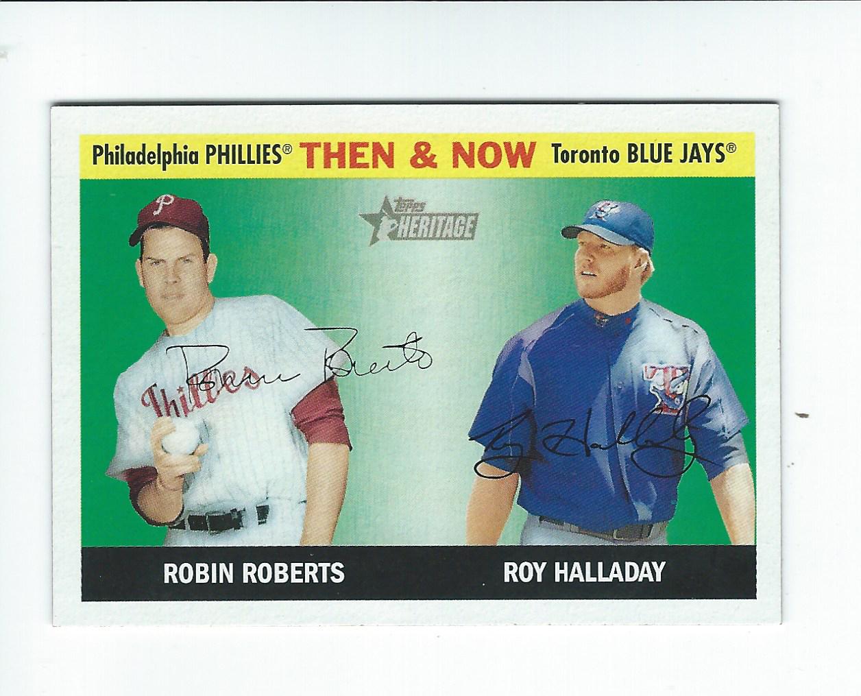 2004 Topps Heritage Then and Now #TN4 R.Roberts/R.Halladay