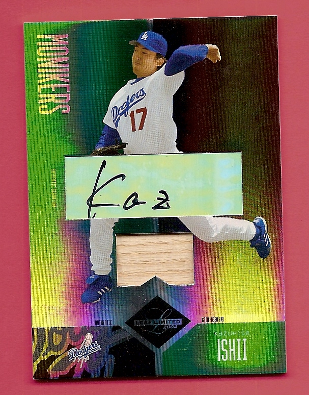 2004 Leaf Limited Moniker Bat #79 Kazuhisa Ishii/10