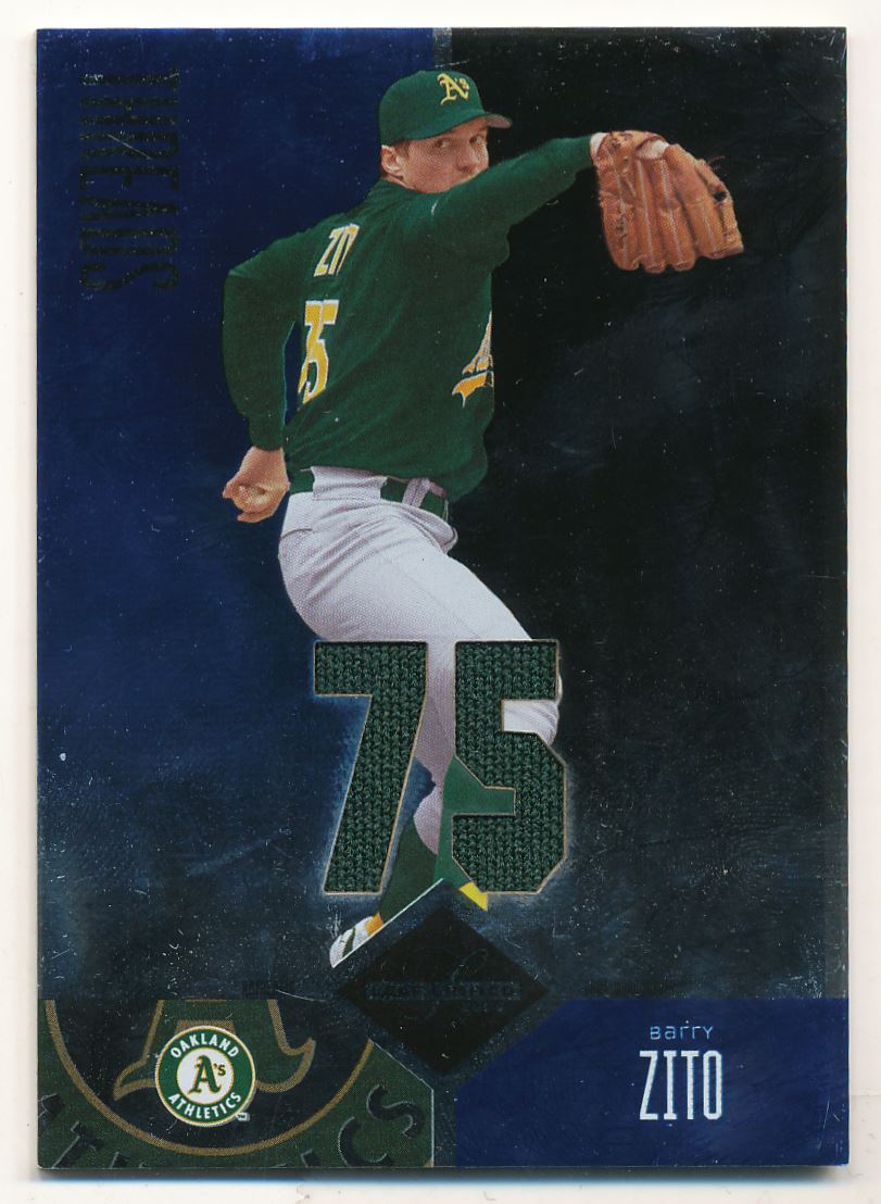 2004 Leaf Limited Threads Jersey Number #192 Barry Zito A/25