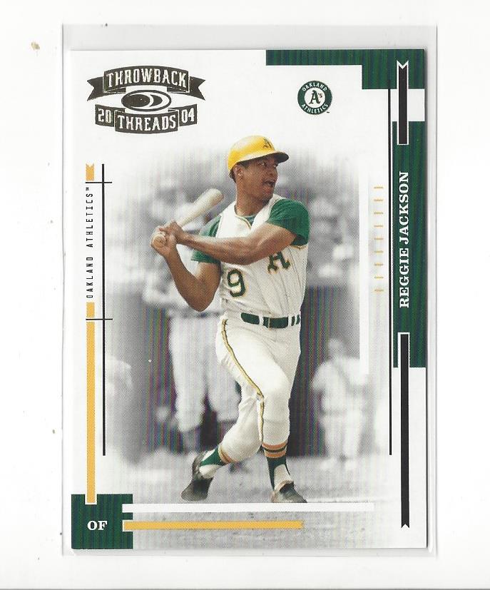 2004 Throwback Threads #221 Reggie Jackson RET