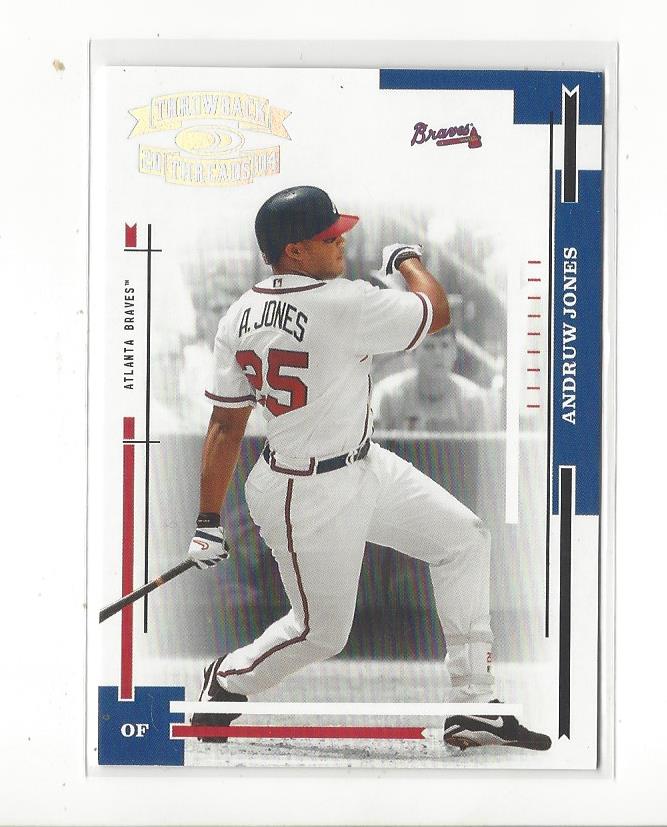 2004 Throwback Threads Silver Proof #16 Andruw Jones