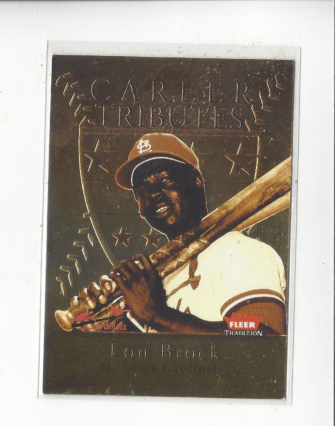 2004 Fleer Tradition Career Tributes #8 Lou Brock/1979