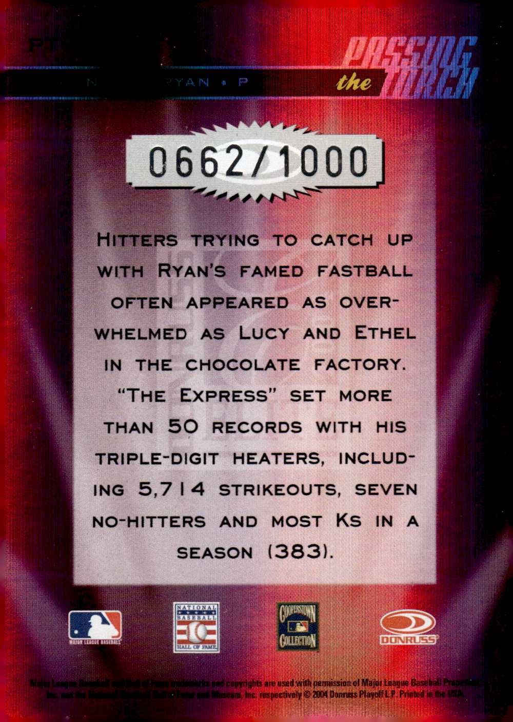 2004 DONRUSS ELITE PASSING THE TORCH BASEBALL ASSORTED SINGLES U-PICK - Picture 35 of 45