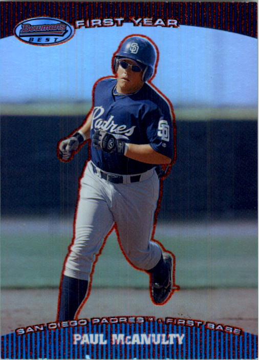 2004 Bowman's Best Red #PMM Paul McAnulty FY