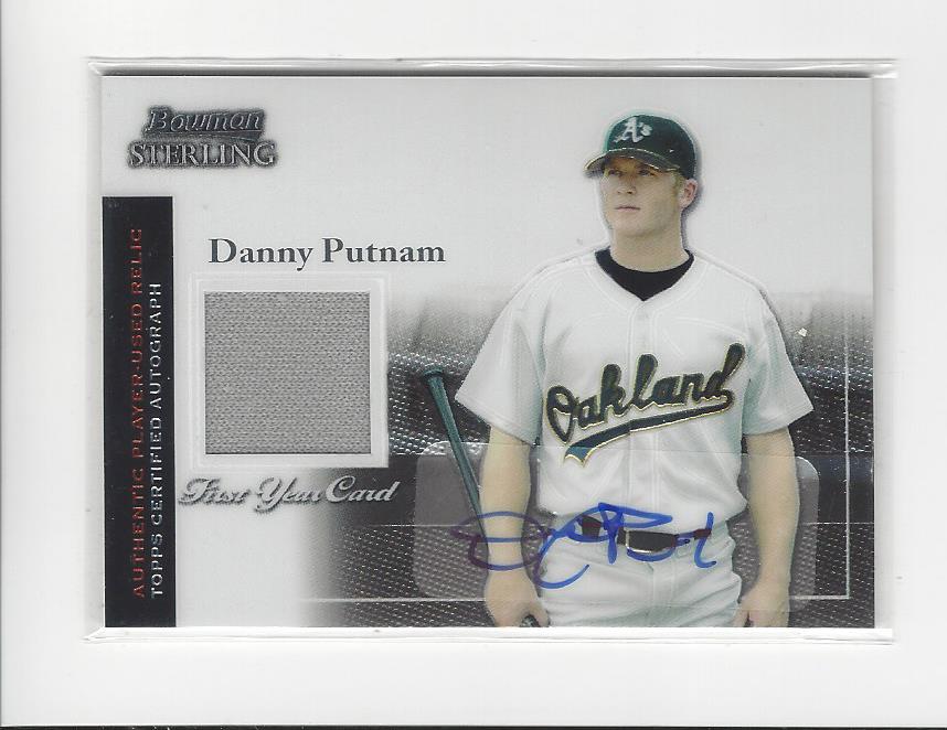 2004 Bowman Sterling #DP Danny Putnam AU Jsy RC