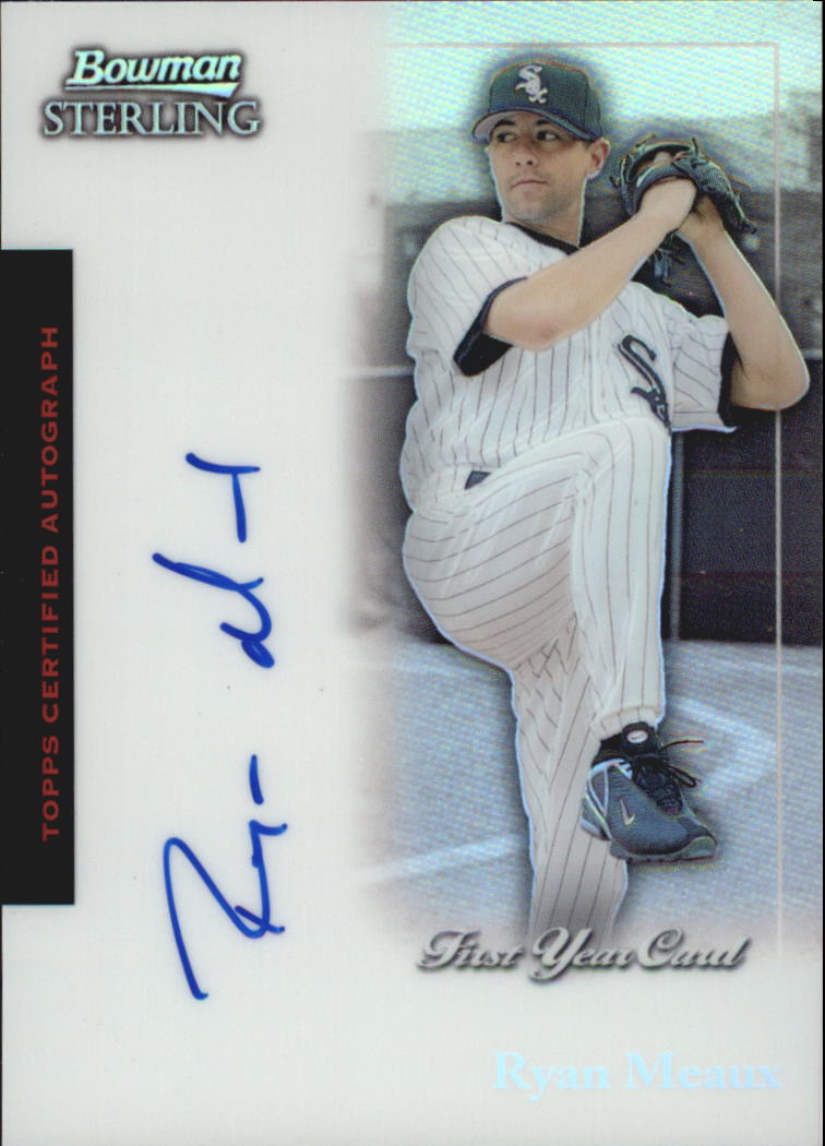 2004 Bowman Sterling Refractors #RM Ryan Meaux FY AU on Fanatics