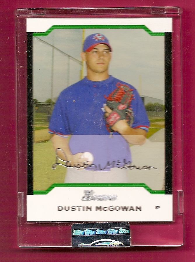 2004 Bowman Uncirculated Silver #163 Dustin McGowan